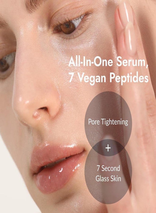 MIZON 7 Vegan Peptide Booster Serum Korean Anti-Aging Face Serum with Niacinamide & Hyaluronic Acid Hydrating Firming & Smoothing Skincare for Fine Lines & Skin Repair – 5.07 fl oz - Image 2